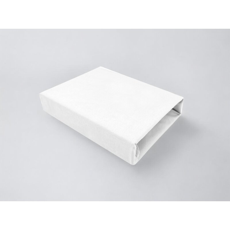 Cearceaf cu elastic Qmini pentru patut co-sleeper Aurora 76x43 cm white