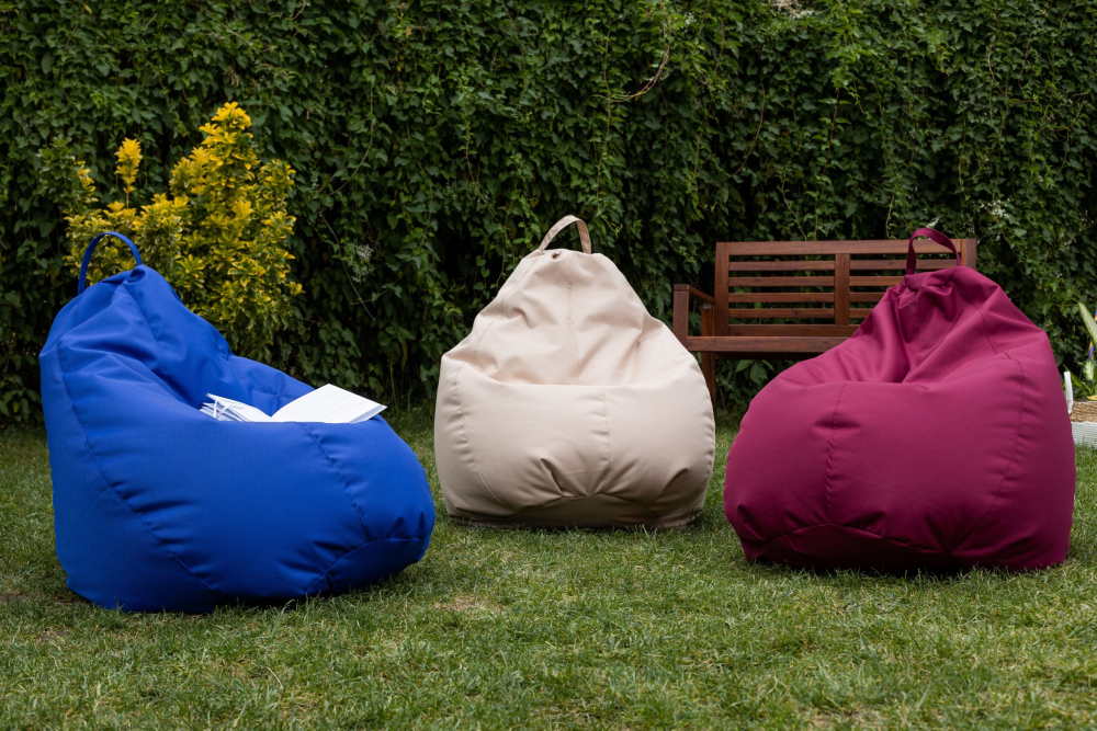 Fotoliu Puf Bean Bag blue XL fara husa interioara - 2