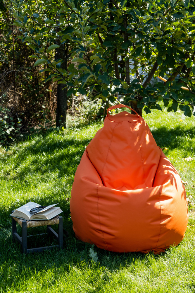 Fotoliu Puf Bean Bag orange XL fara husa interioara - 1