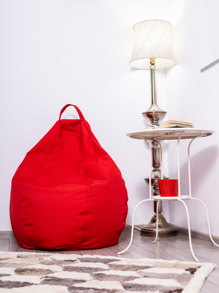 Fotoliu Puf Bean Bag red XL fara husa interioara - 2