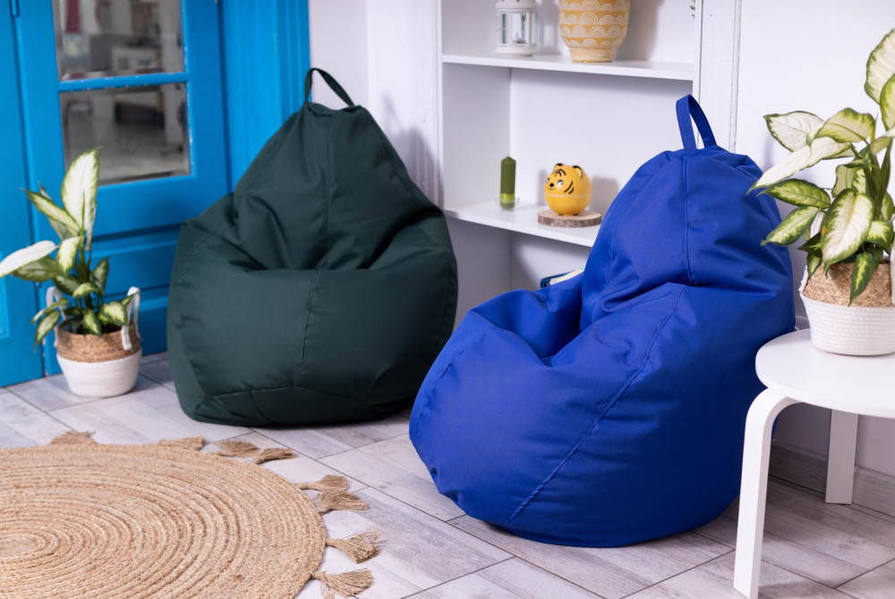 Fotoliu Puf Bean Bag verde XL fara husa interioara - 1