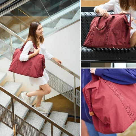 Geanta de infasat Childhome Mommy Bag Signature Urban burgundy - 4