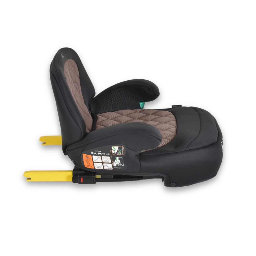 Inaltator auto cu isofix si spatar detasabil 125-150cm Jax i-Size Roz - 4