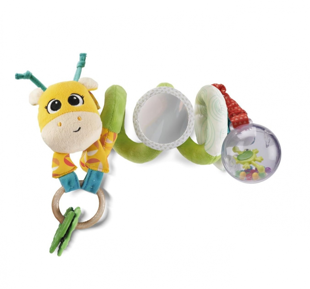 Jucarie cu activitati Chicco Mrs Giraffe pentru carucior 0 luni+ - 2