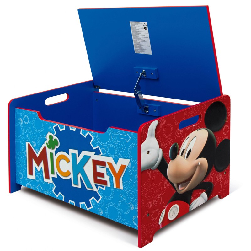 Ladita din lemn pentru depozitare jucarii Mickey Mouse - 2