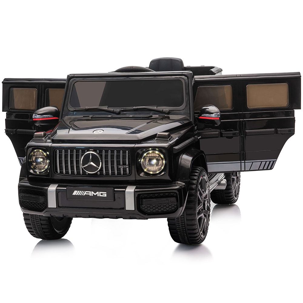 Masinuta electrica Chipolino SUV Mercedes G63 AMG cu scaun din piele si roti EVA black 50W - 3