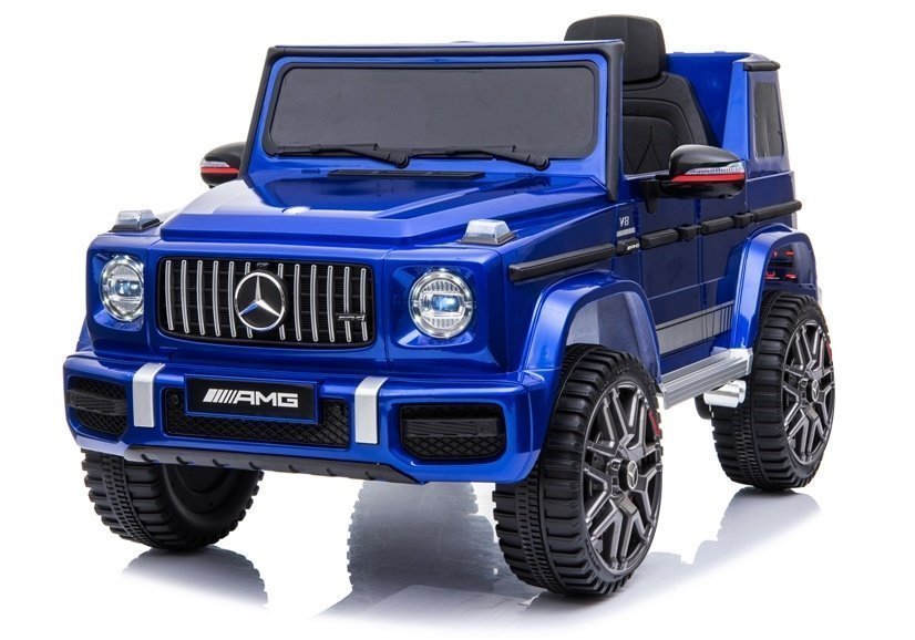 Masinuta electrica cu echipare Premium Mercedes G63 AMG Blue Painting - 1 | YEO