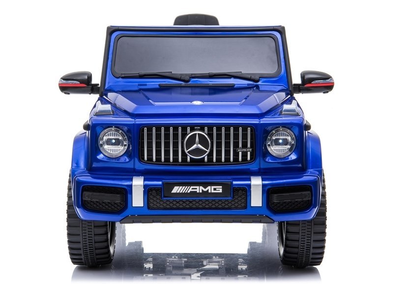 Masinuta electrica cu echipare Premium Mercedes G63 AMG Blue Painting - 2 | YEO