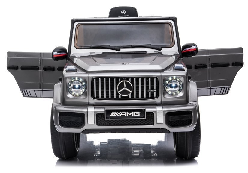 Masinuta electrica cu echipare Premium Mercedes G63 AMG Painting Silver