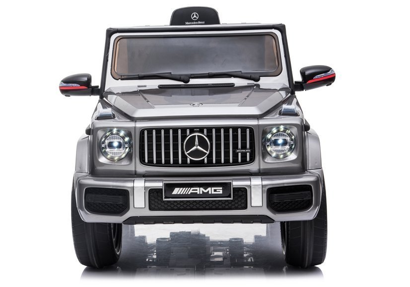 Masinuta electrica cu echipare Premium Mercedes G63 AMG Painting Silver - 3 | YEO