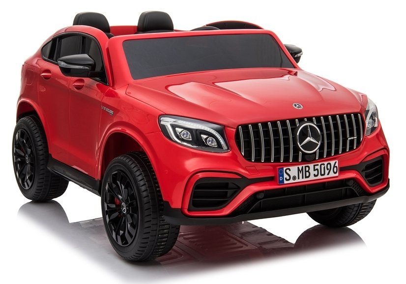 Masinuta electrica 180W cu echipare Premium si telecomanda roti EVA  Mercedes GLC 63S QLS Red - 6