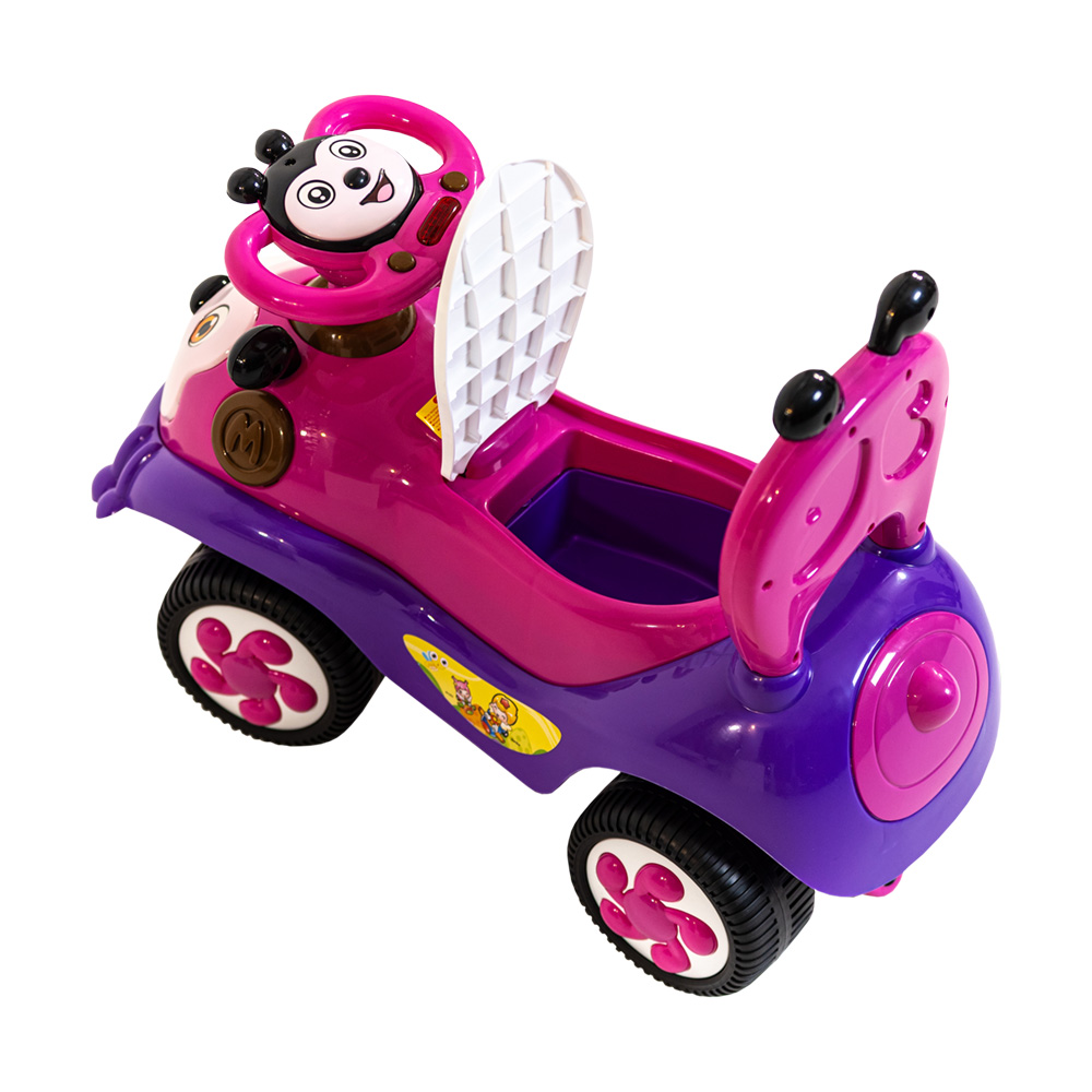 Masinuta fara pedale BebeRoyal Ride On Bee Pink - 1 | YEO