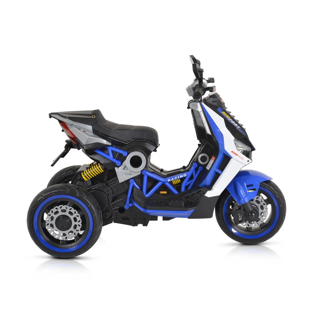 Motocicleta electrica 70W cu lumini MP3 si USB Blue - 1