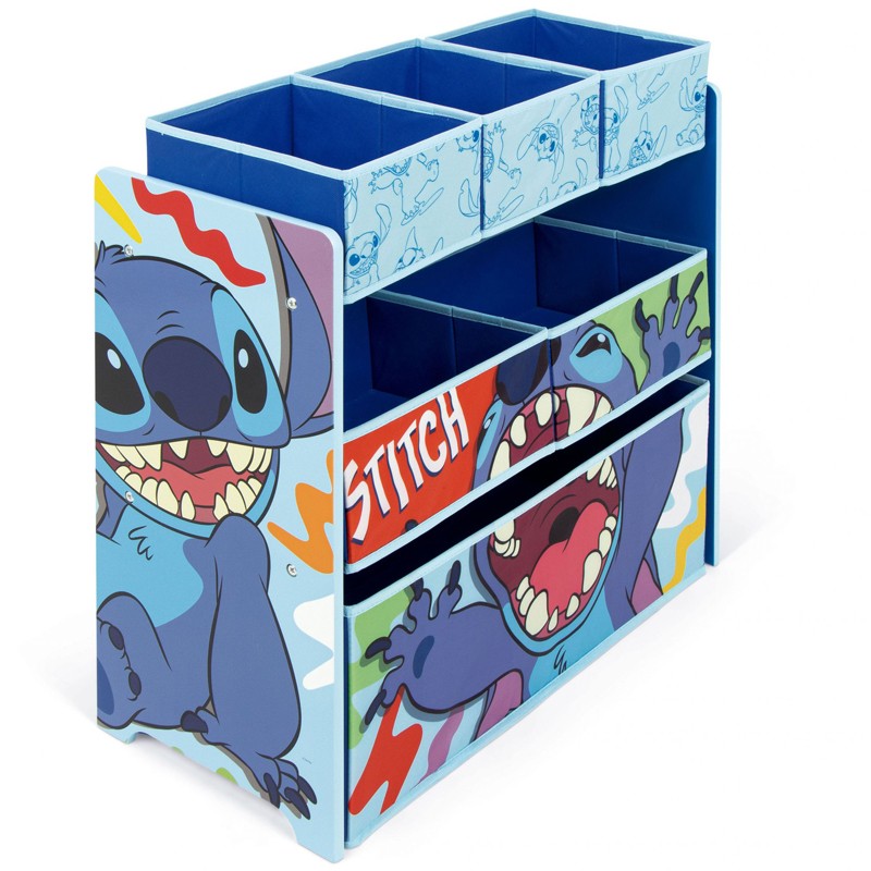 Organizator jucarii cu cadru din lemn Lilo Stitch