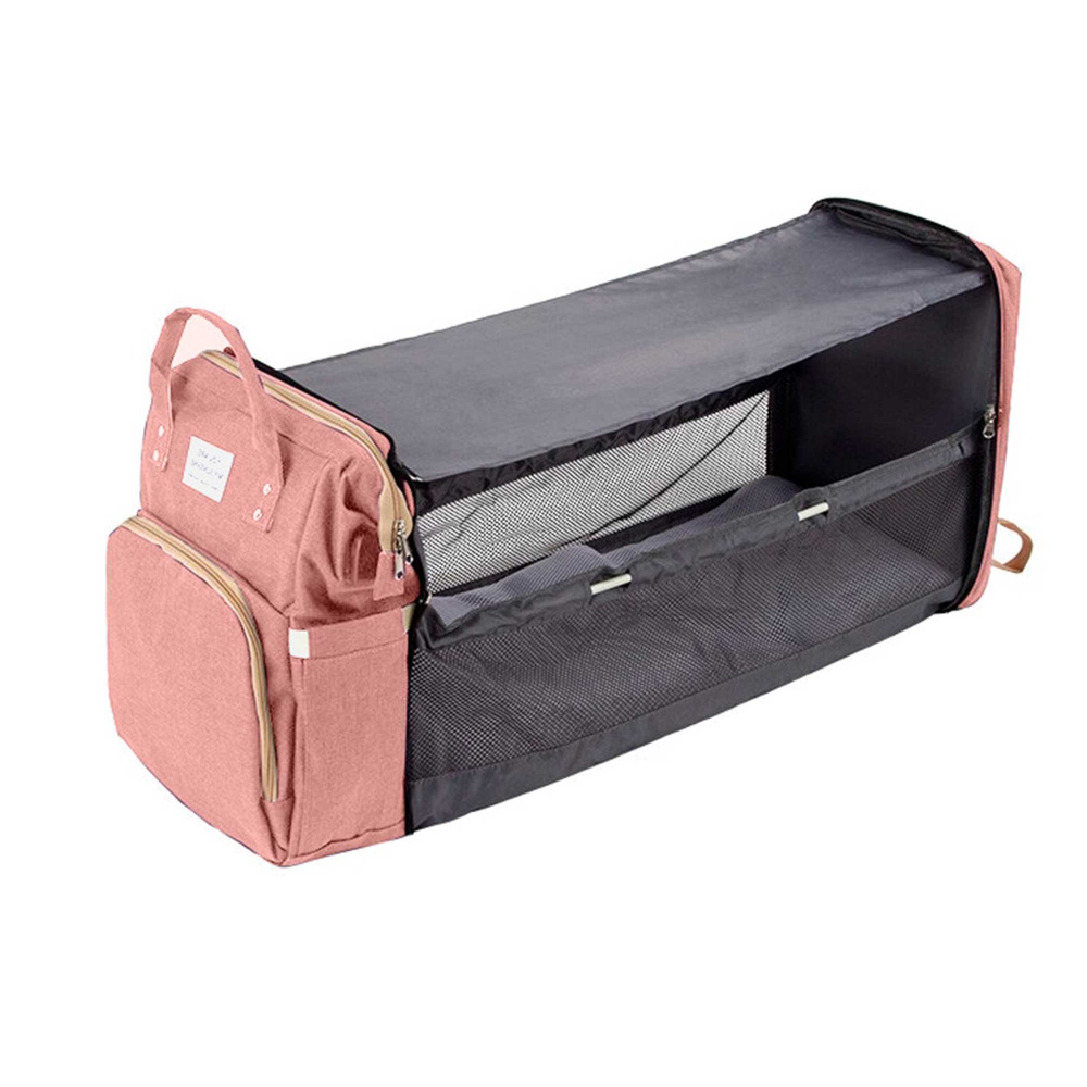 Set rucsac pentru mamici FY1 extensibil pink - 5