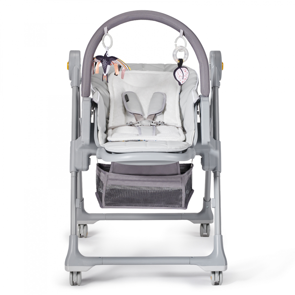 Scaun de masa Kinderkraft Lastree 2 in 1 transformabil grey - 2 | YEO