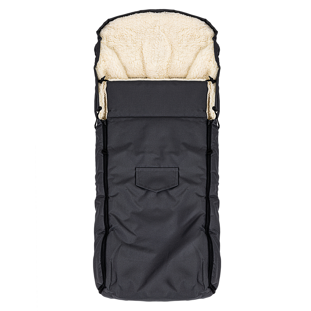 Sac de dormit impermeabil de lana Nativo Winter 110x40 cm pentru landoucaruciorsanie Grafit