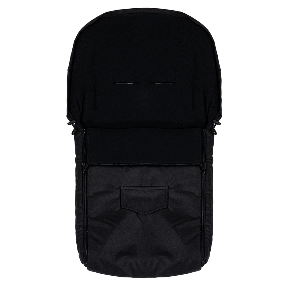 Sac de dormit impermeabil polar Nativo 95x40 cm Negru - 3 | YEO