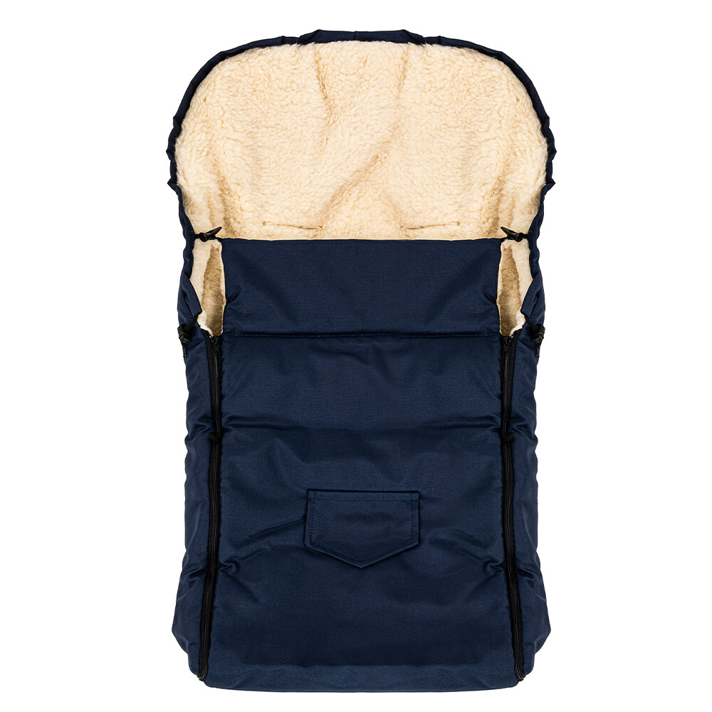 Sac de iarna impermeabil de lana Nativo 95x40 cm pentru landoucaruciorsanie Winter Blumarin - 3