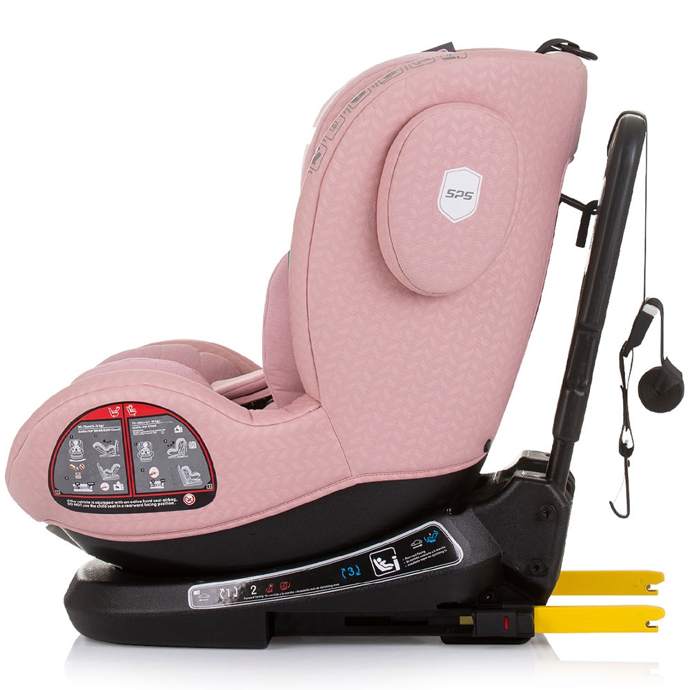 Scaun auto Chipolino Peak I-Size 40-150 cm flamingo cu sistem Isofix - 2