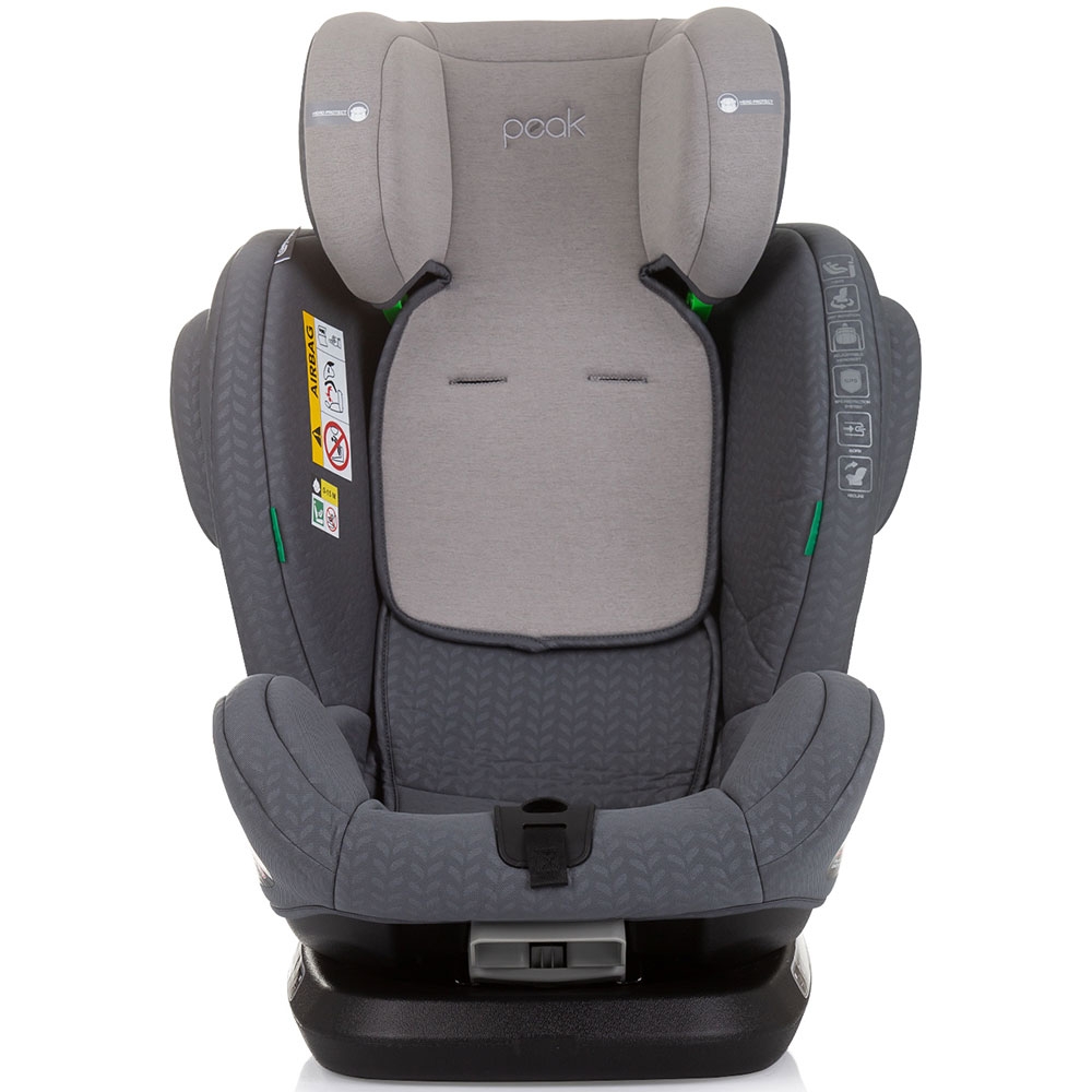 Scaun auto Chipolino Peak I-Size 40-150 cm granite cu sistem Isofix - 1