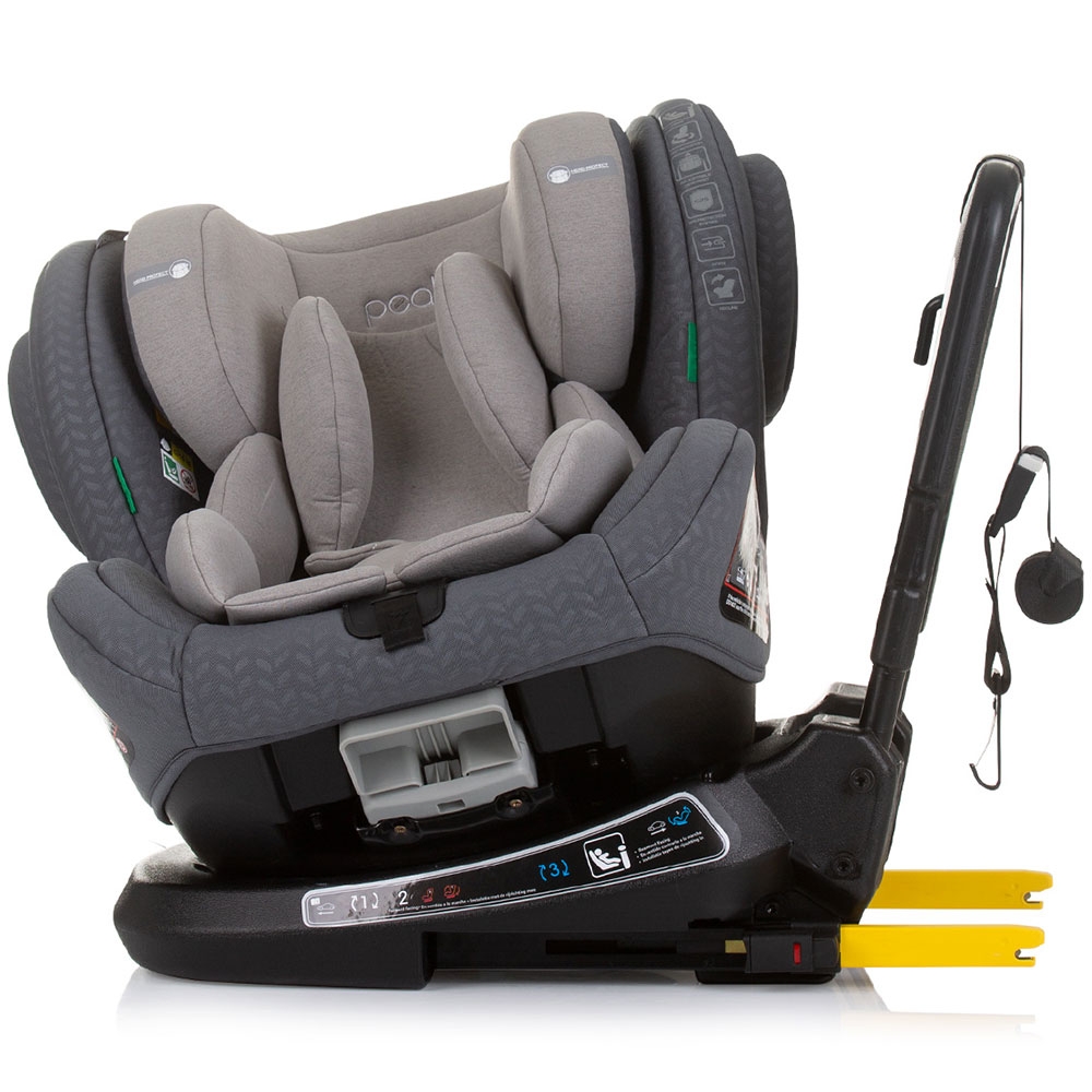 Scaun auto Chipolino Peak I-Size 40-150 cm granite cu sistem Isofix - 3