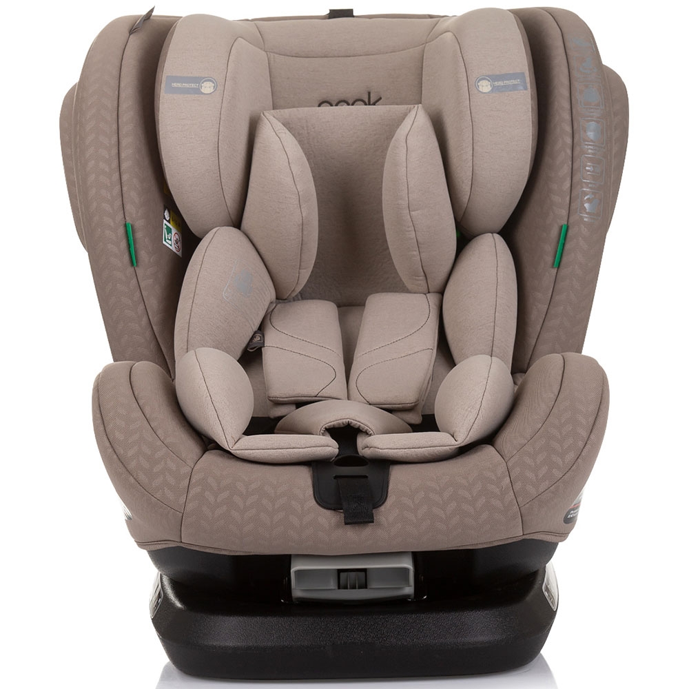 Scaun auto Chipolino Peak I-Size 40-150 cm macadamia cu sistem Isofix