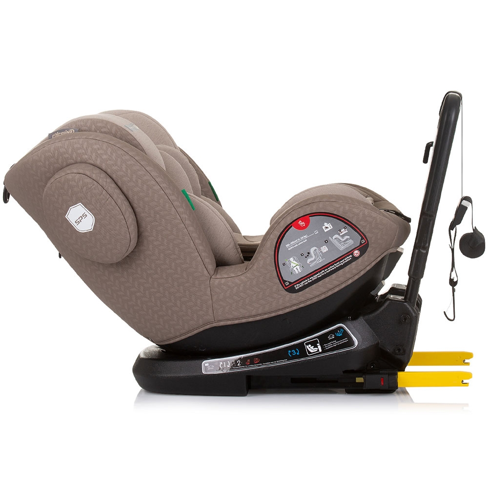 Scaun auto Chipolino Peak I-Size 40-150 cm macadamia cu sistem Isofix - 5