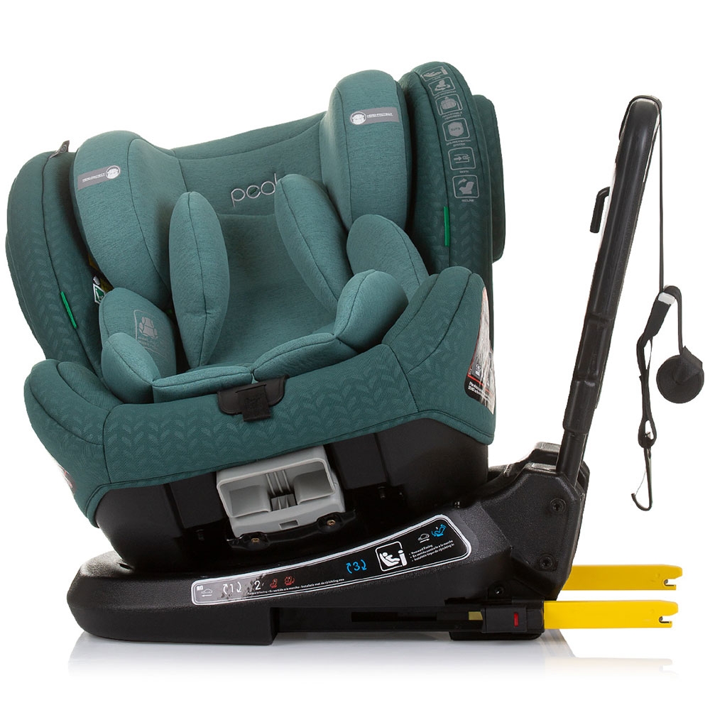 Scaun auto Chipolino Peak I-Size 40-150 cm pastel green cu sistem Isofix - 3