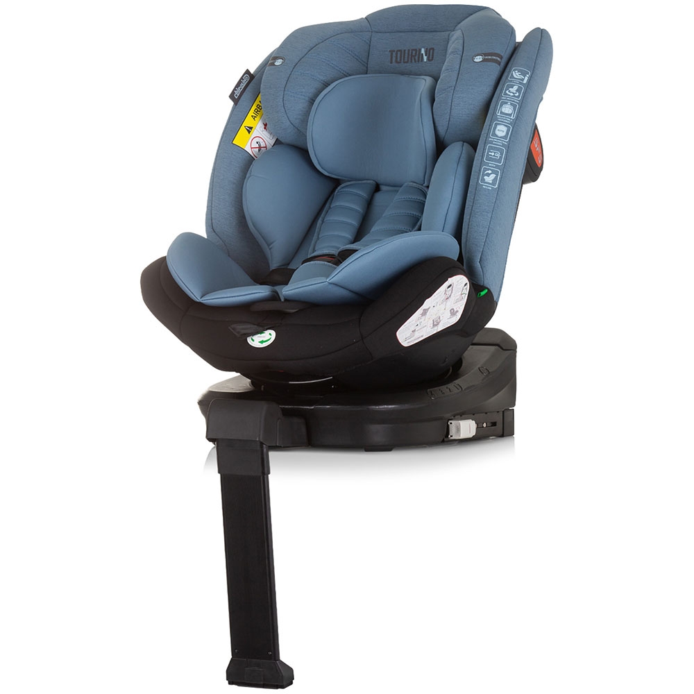 Scaun auto Chipolino Tourino I-Size 40-150 cm blue cu sistem Isofix - 7