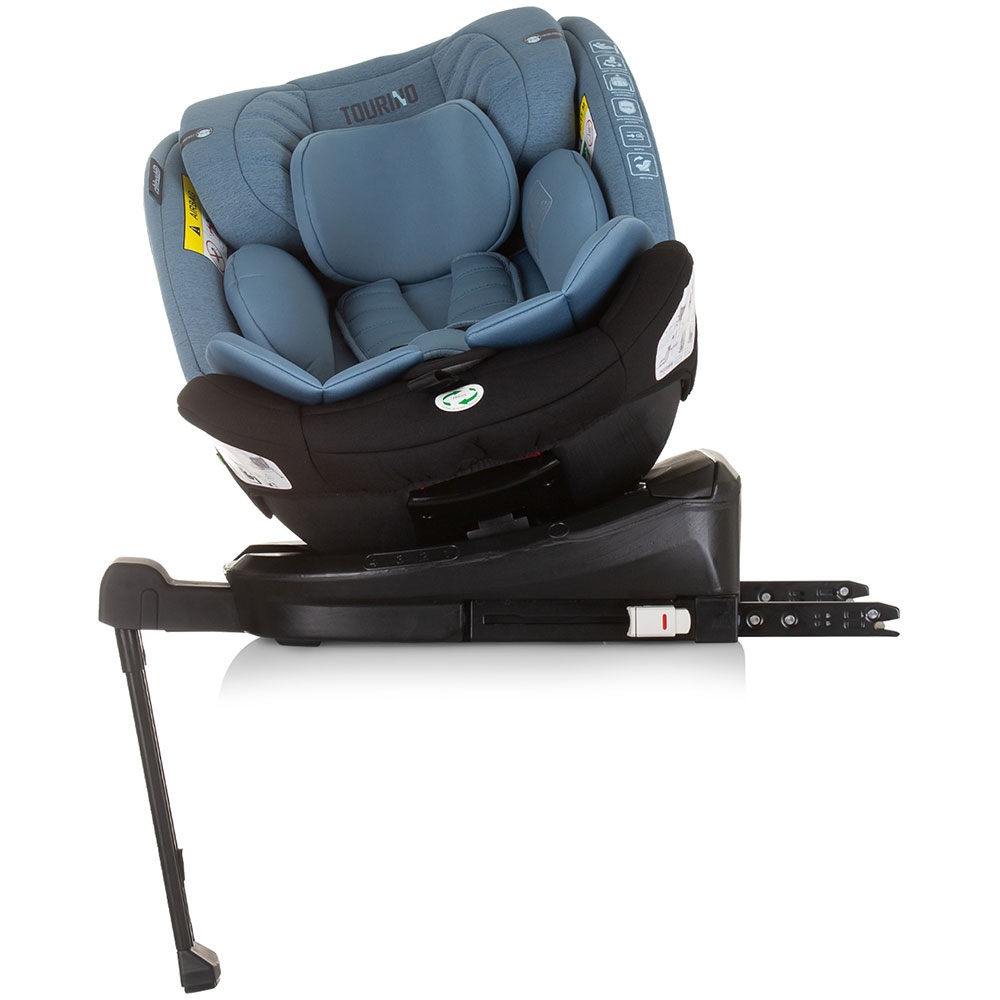 Scaun auto Chipolino Tourino I-Size 40-150 cm blue cu sistem Isofix - 4