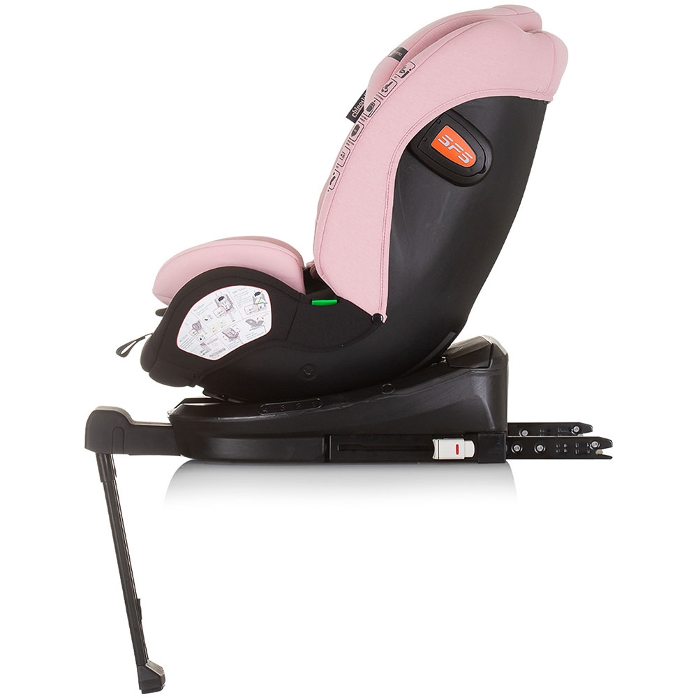 Scaun auto Chipolino Tourino I-Size 40-150 cm flamingo cu sistem Isofix - 2