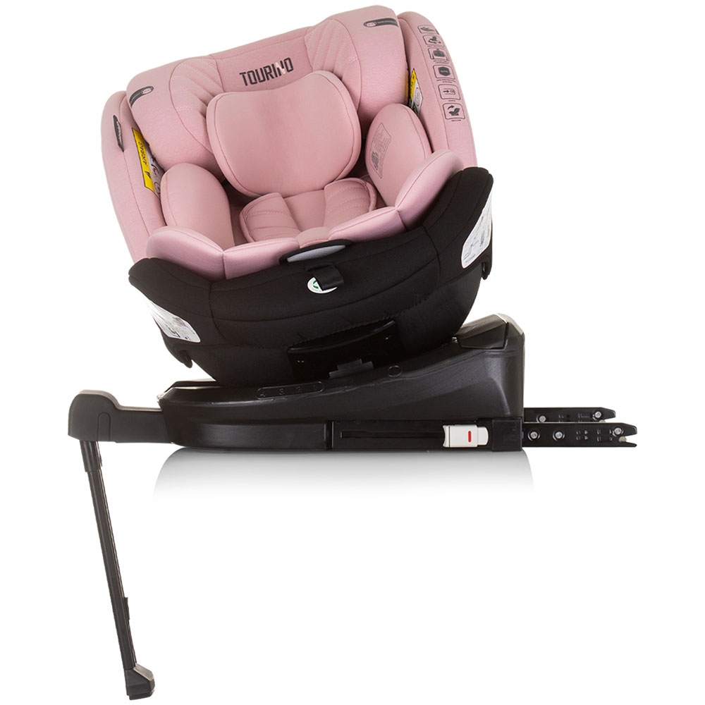 Scaun auto Chipolino Tourino I-Size 40-150 cm flamingo cu sistem Isofix - 4