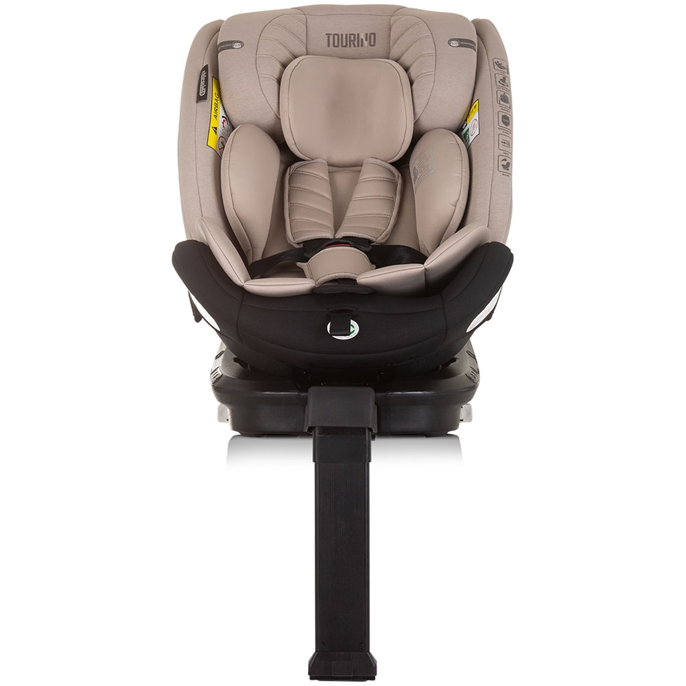 Scaun auto Chipolino Tourino I-Size 40-150 cm macadamia cu sistem Isofix - 1