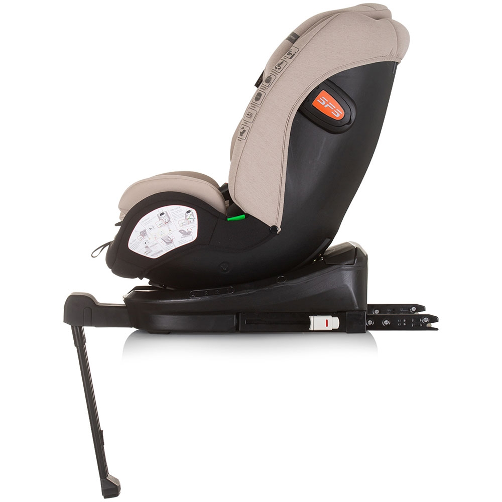 Scaun auto Chipolino Tourino I-Size 40-150 cm macadamia cu sistem Isofix - 2