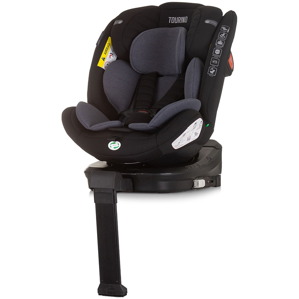 Scaun auto Chipolino Tourino I-Size 40-150 cm obsidian cu sistem Isofix - 7