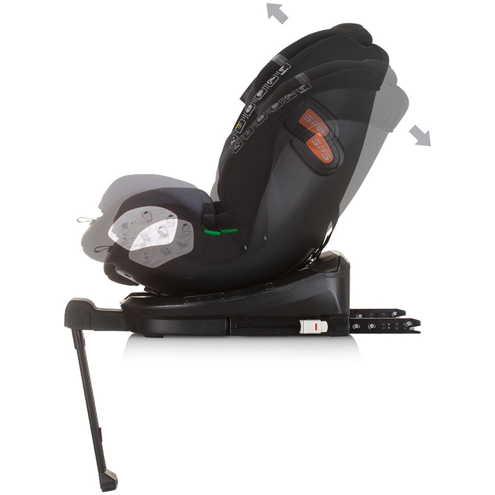 Scaun auto Chipolino Tourino I-Size 40-150 cm obsidian cu sistem Isofix - 3