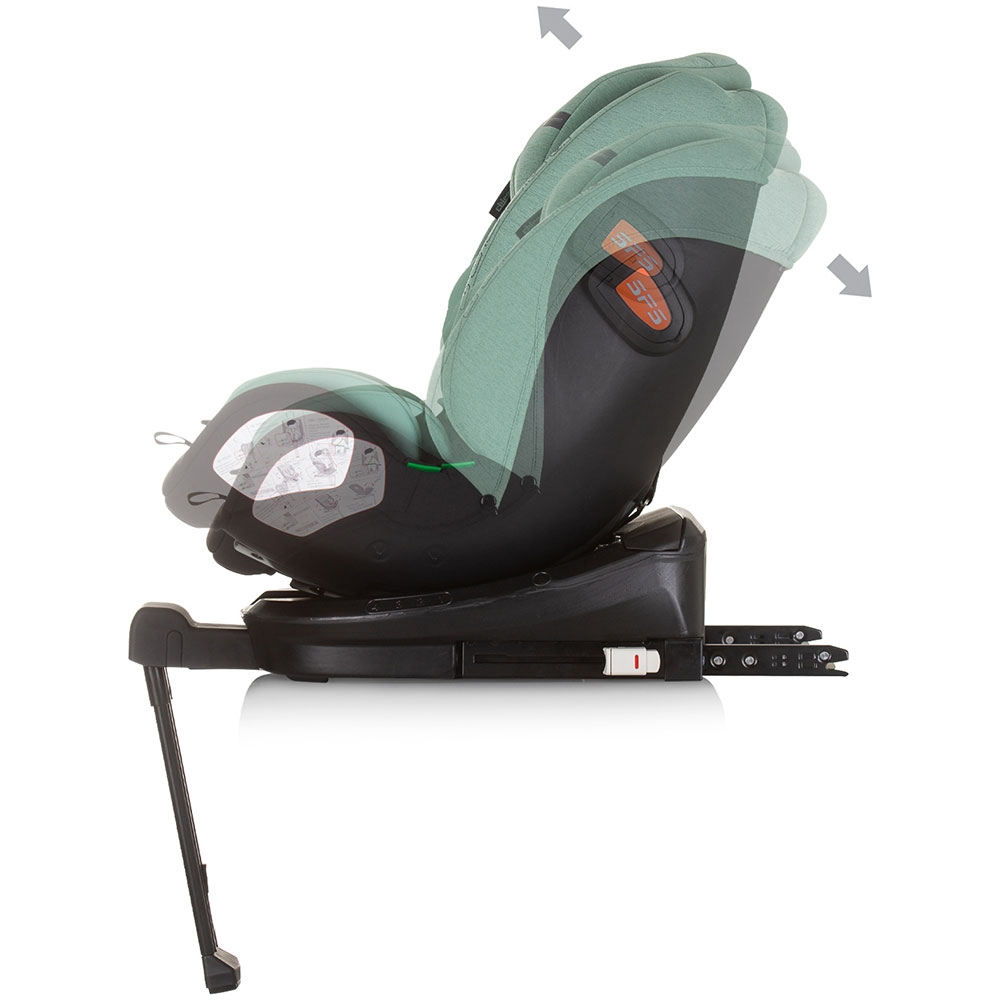 Scaun auto Chipolino Tourino I-Size 40-150 cm pastel green cu sistem Isofix - 3