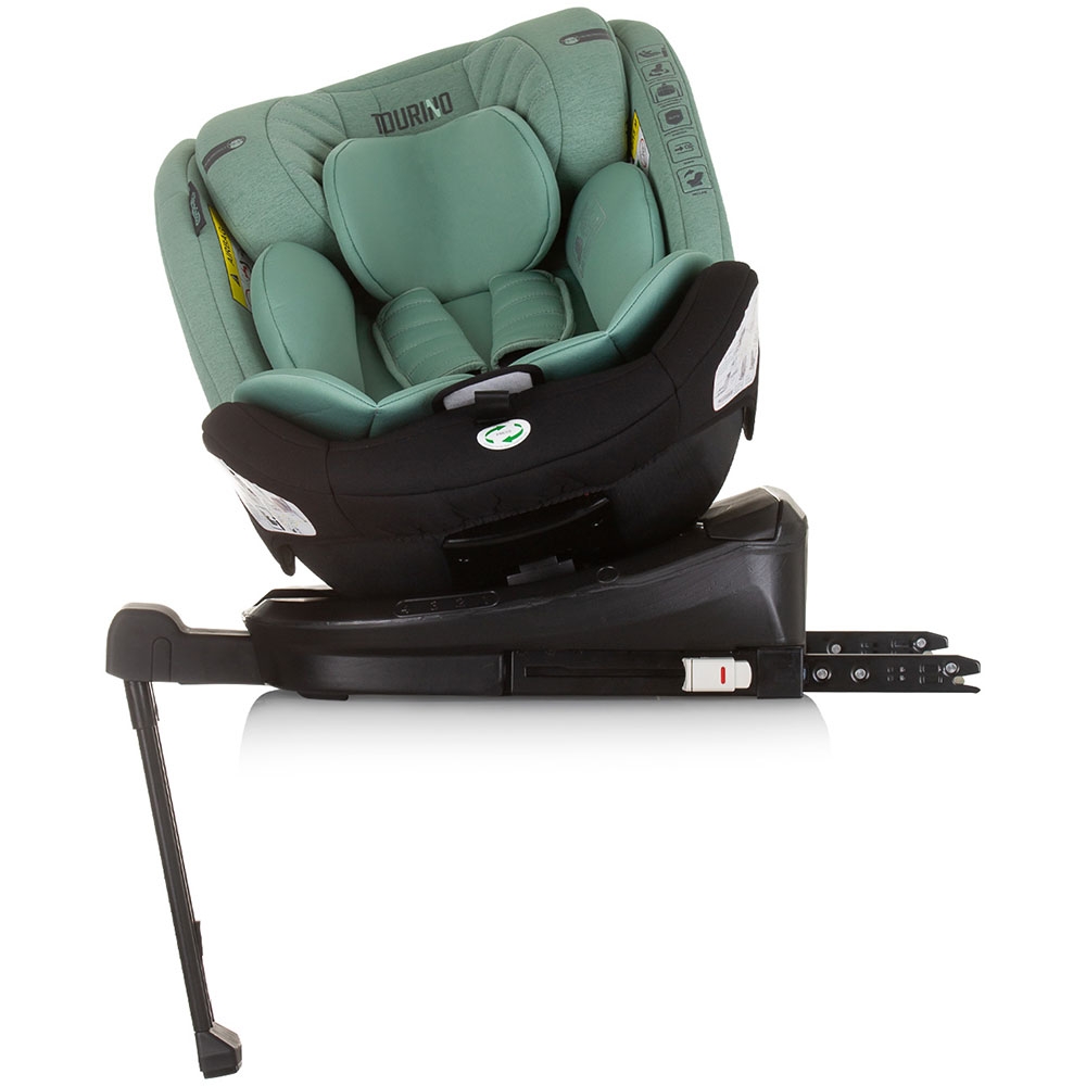 Scaun auto Chipolino Tourino I-Size 40-150 cm pastel green cu sistem Isofix - 4