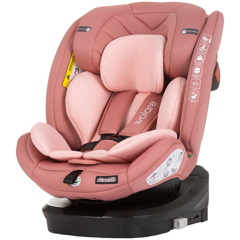 Scaun auto Chipolino Volare I-Size 40-150 cm flamingo cu sistem Isofix - 7