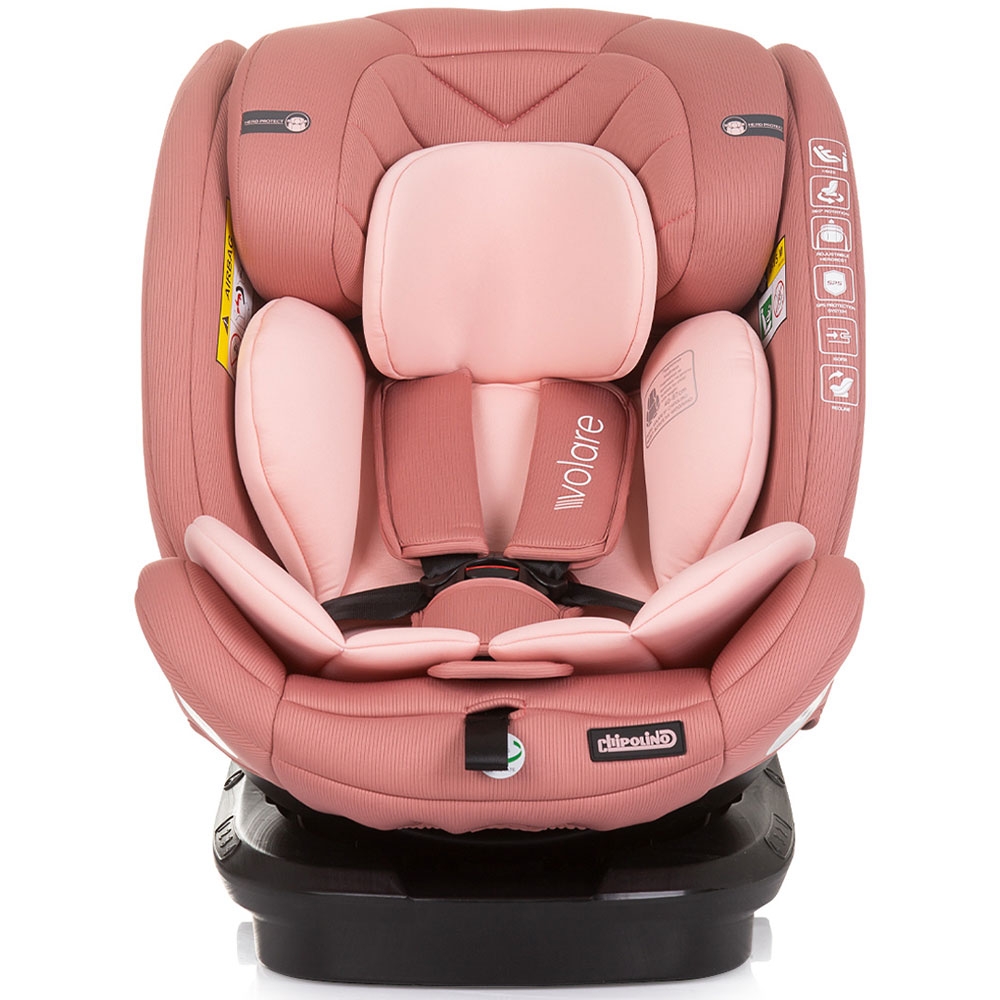 Scaun auto Chipolino Volare I-Size 40-150 cm flamingo cu sistem Isofix