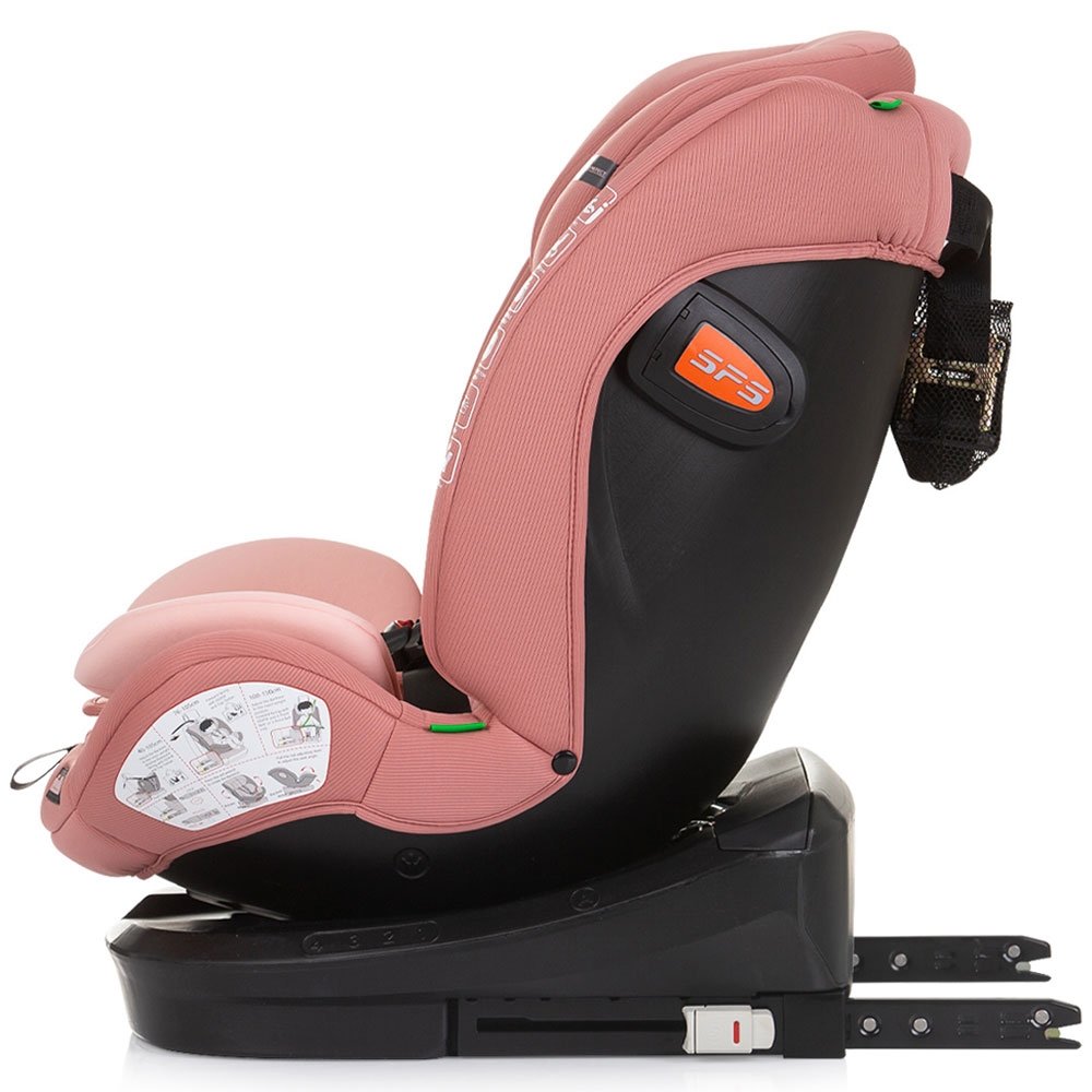 Scaun auto Chipolino Volare I-Size 40-150 cm flamingo cu sistem Isofix - 2