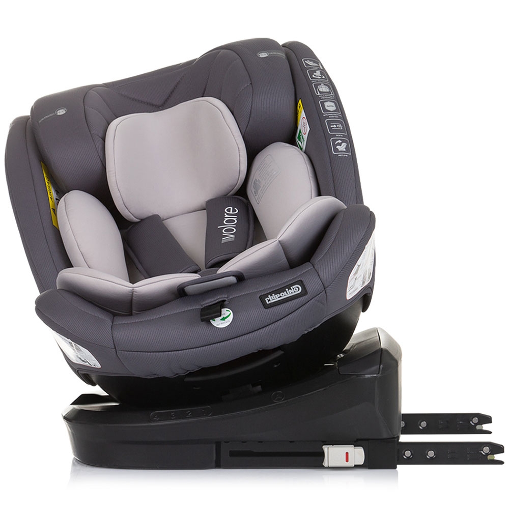 Scaun auto Chipolino Volare I-Size 40-150 cm granite cu sistem Isofix - 4