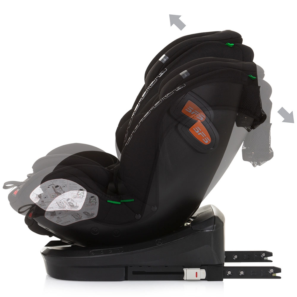 Scaun auto Chipolino Volare I-Size 40-150 cm obsidian cu sistem Isofix - 3