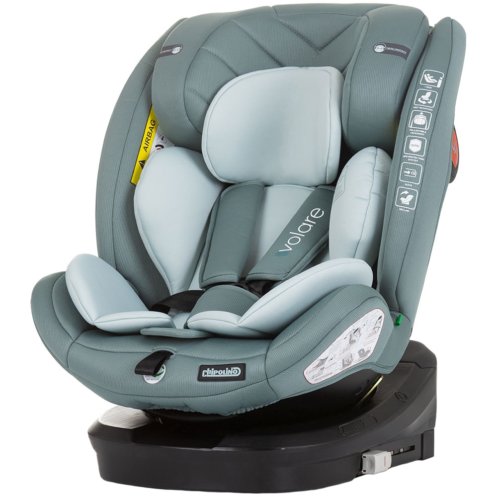 Scaun auto Chipolino Volare I-Size 40-150 cm pastel green cu sistem Isofix - 7