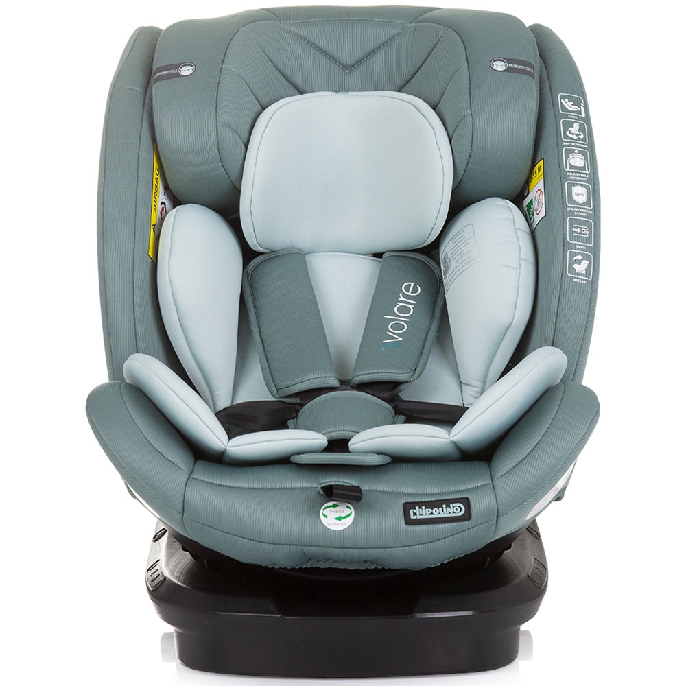 Scaun auto Chipolino Volare I-Size 40-150 cm pastel green cu sistem Isofix