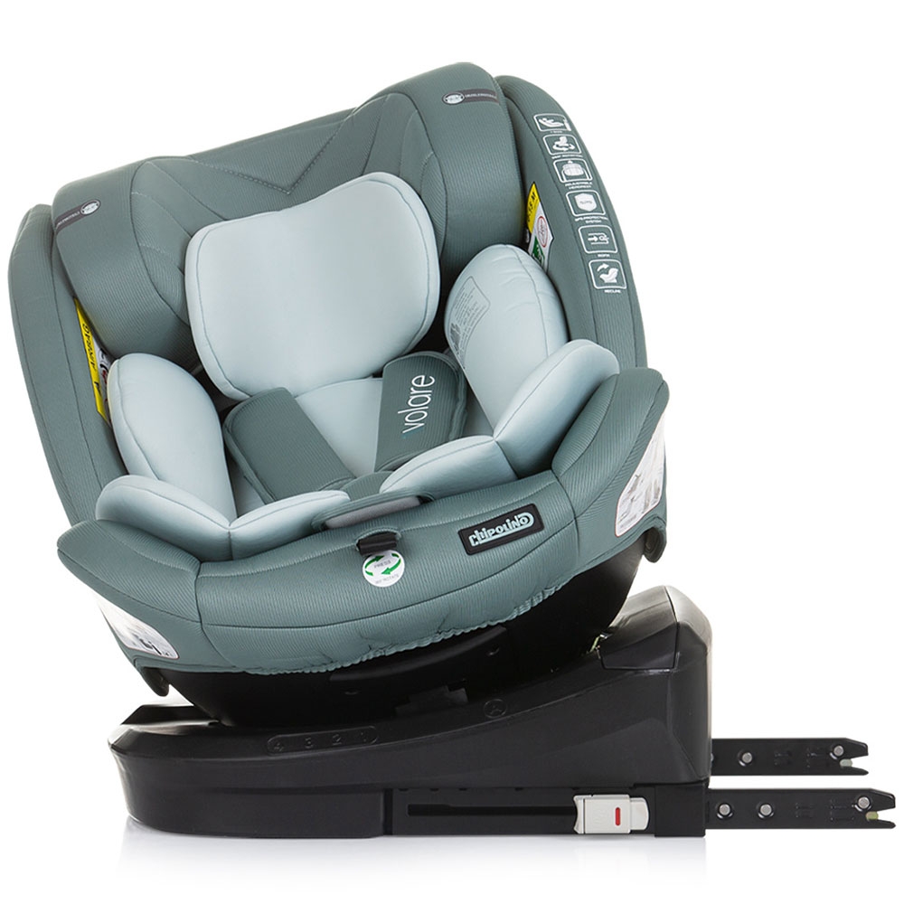 Scaun auto Chipolino Volare I-Size 40-150 cm pastel green cu sistem Isofix - 4