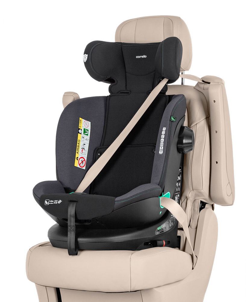 Scaun auto rotativ Carrello Sirius i-Size 40-150 cm isofix +Top Tether Harbor grey - 1 | YEO