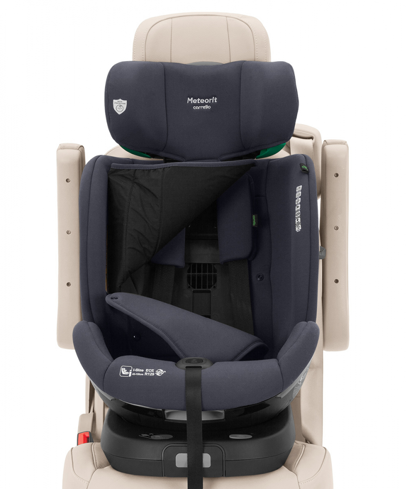 Scaun auto rotativ Carrello Meteorit i-Size 40-150 cm isofix Carbon grey - 5