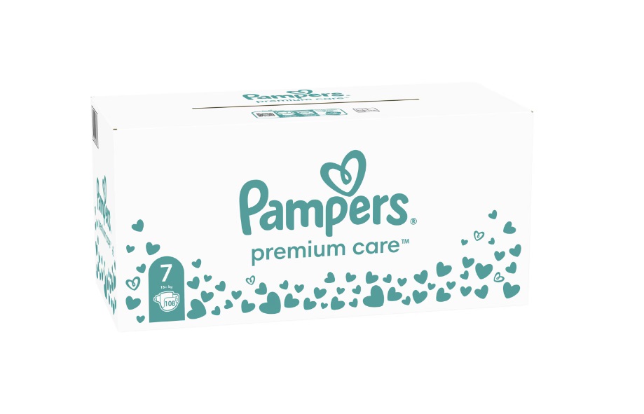 Scutece Pampers Premium Care XXL Box marime 7 15kg+ 108 buc